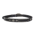 Şövalye Metal Tokalı Punk Tarzı Unisex Deri Kemer