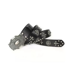 Şövalye Metal Tokalı Punk Tarzı Unisex Deri Kemer