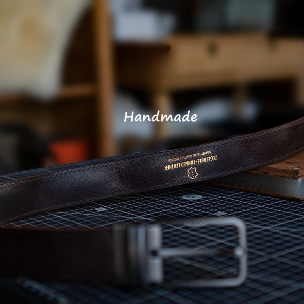 Craftsman Antika Alaşım Tokalı Amekaji Vintage Deri Kemer