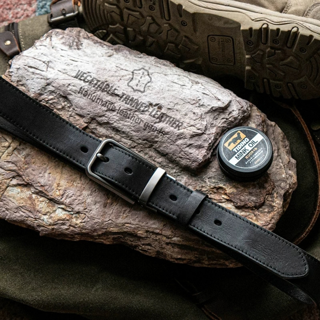 Craftsman Antika Alaşım Tokalı Amekaji Vintage Deri Kemer