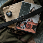 Craftsman Antika Alaşım Tokalı Amekaji Vintage Deri Kemer